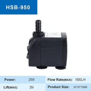 Mini pompe <span class=keywords><strong>de</strong></span> refroidisseur d'eau AC <span class=keywords><strong>de</strong></span> l'usine JUYANG 1500L/H pompe à eau submersible d'aquarium pour le traitement des eaux usées <span class=keywords><strong>de</strong></span> petits aquariums - Product Image 3