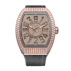Reloj de acero inoxidable de 44mm con movimiento ciudadano Unisex de lujo, reloj de diamante completo, esfera árabe grande, manecillas luminosas, reloj Masculino - Product Image 5