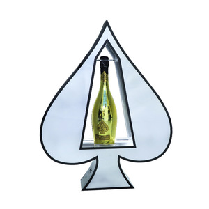 Wan Zhan Ace Of Spades Champagne Display <b>Stand</b> With Led Lighting For Bar Ktv Nightclub Wine Rack Decoration Glam Style - Product Image 5