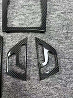 Kit de garnitures intérieures en fibre de carbone parfaitement adapté pour Mercedes Benz W204 C63 AMG Classe C 2008-2014, accessoires intérieurs de remplacement