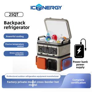 Refrigerador Portátil para Auto de 25 Cuartos de Galón, 12V CC, Tipo <span class=keywords><strong>Mochila</strong></span>, con 3 Años de Garantía, para Viajes, <span class=keywords><strong>Camping</strong></span> y Uso en Auto, Rango de Temperatura de -20°C - Product Image 3