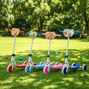 Trottinettes pour enfants unisexes les plus vendues, pièces en plastique pour usage extérieur, fabriquées par Top Scooters pour enfants - Product Image 2