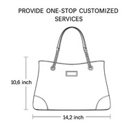 Tas Selempang Wanita PU Tahan Air Musim Panas, Awet, Portabel, Custom Grosir, dengan Tali Rantai untuk Perjalanan