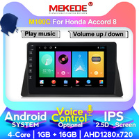 Lecteur multimédia DVD de voiture MEKEDE M100 avec commande vocale Android 9 4 cœurs pour Accord 8 08 autoradio stéréo vidéo système de navigation GPS