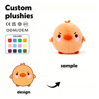 Peluche Poulet Orange Personnalisée, Jouet en Peluche Mignon de Dessin Animé, Mascotte Personnalisée, Poupée Douce pour Cadeaux Promotionnels, Jouet pour Enfants