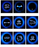 Le nouveau style se vend bien, sous-verre LED acrylique de haute qualité, sous-verre de voiture, accessoires de Bar, accessoires de voiture