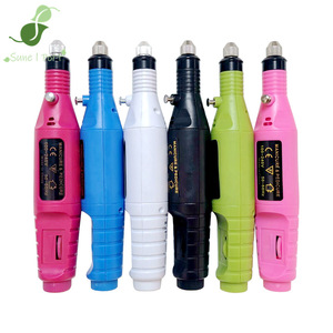 SunelPort ネイルプラスチックブラシレスモーターネイルグラインダー箱入りUSBケーブルミニポータブル電動ペンプラグインハイパワープロフェッショナル - Product Image 1