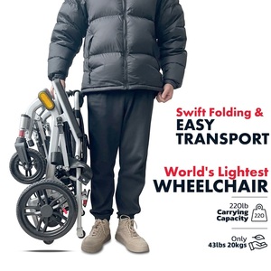 KSM-603 Fauteuil roulant électrique pliable de voyage Fauteuil roulant léger portatif motorisé approuvé par la compagnie aérienne - Product Image 6