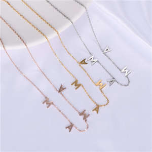 Kişiselleştirilmiş kolye paslanmaz çelik takı zincir özel ad kolye hamile arkadaş Mama kolye kadınlar için takı hediye - Product Image 6