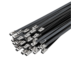 روابط كابلات معدنية ذاتية القفل عالية الجودة من الفولاذ المقاوم للصدأ بتشطيب عادي من مصنع YPH مباشرة - Product Image 2