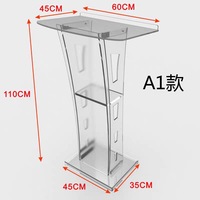Moderno Atril de Acrílico para Iglesia, Podio de Plexiglás con Luz LED, en Venta, 2021