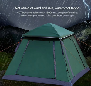 Factory Wholesale Outdoor Camouflage Oxford Fabric Four-season Automatic Double-layer <b>Waterproof</b> UV-resistant <b>Tent</b> Increase - Product Image 2