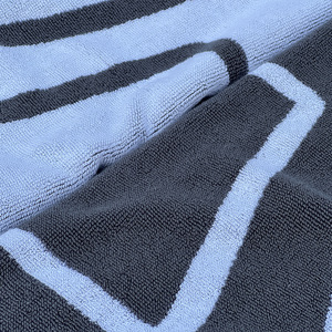 ผ้าขนหนูอาบน้ำผ้าฝ้ายขนาดใหญ่พิเศษ 70x140 ซม. ผ้าขนหนูชายหาดผ้าฝ้ายแท้ลายแจ็คการ์ดย้อมเส้นด้าย ลายทาง ขนาดผู้ใหญ่ - Product Image 2