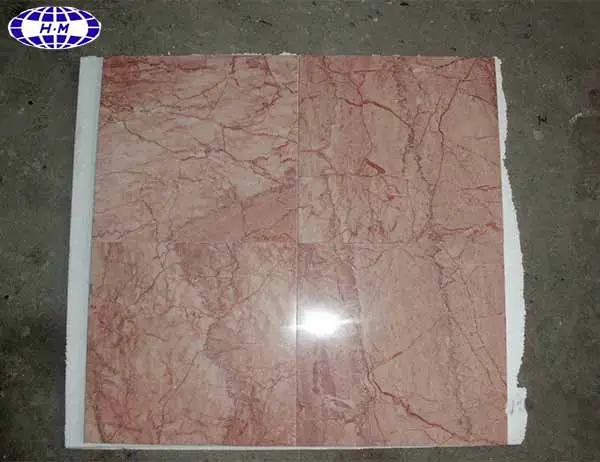 Duvar paneli taş çin Guang pembe kırmızı mermer pembe mermer fayans 600x600