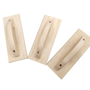 Truelle de plâtre en bois, peigne en plastique, grattoir avec manche en bois pour plan de plâtre en bois - Product Image 3