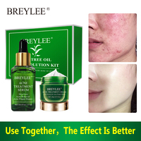 BREYLEE OEM Coffret Crème et Sérum Anti-Acné à l'Arbre à Thé avec votre logo