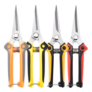Tijeras de podar de acero inoxidable para árboles frutales, podadora de bypass con mango de plástico, herramienta manual de jardín para huertos y viñedos - Product Image 1