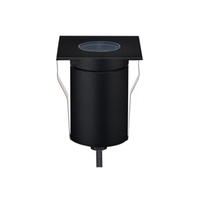 Lampu Dek LED Aluminium IP67 AC/DC Persegi untuk Taman & Halaman Luar Ruangan, Pemasangan Tersembunyi yang Dapat Dilepas
