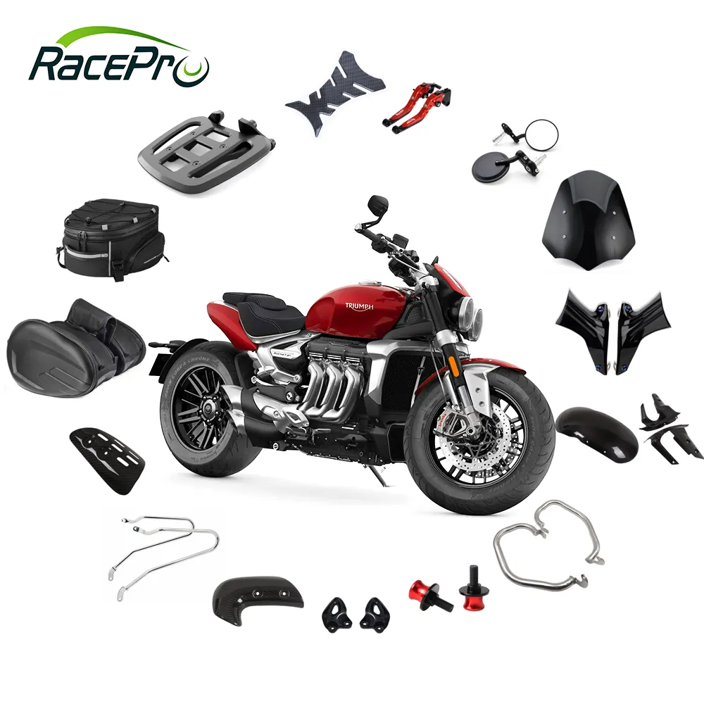 RACEPRO-accesorios para motocicleta Rocket 3, alta calidad, Gama completa, para Triumph Rocket 3R, 3 R, 2020, 2021, 2022, 2023