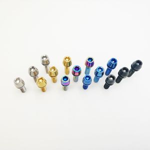 Ti Bu Lông M5x16mm M5x18mm M5x20mm Allen Hex Vít Côn Xe Đạp Đầu Titan Bolt Với Máy Giặt Xe Đạp Phụ Kiện - Product Image 2