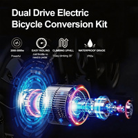 Kits de conversion de vélo électrique 52V 2000W 3000W avec moteur à moyeu de roue 26 pouces 20/27.5/28/29/700C pour vélos électriques et trottinettes électriques