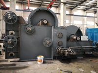 CCS ABS BV Certificat Bateau marin Double tambour 48mm Câble métallique 50 tonnes Treuil d'amarrage hydraulique à cascade