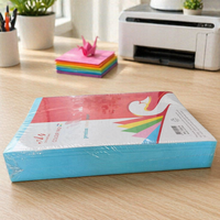 Papier de couleur Manila pour bureau et école, 80 g/m², format A4, 500 feuilles, 210x297 mm, pour impression et travaux manuels
