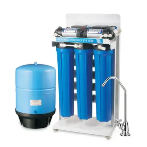 Membrane RO d'origine à débit rapide Filtre à charbon actif certifié NSF Purificateur d'eau par osmose inverse à domicile