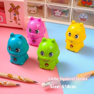 <span class=keywords><strong>Taille</strong></span>-<span class=keywords><strong>crayon</strong></span> en plastique à trou unique, non électrique, 20g, motifs animaux de dessin animé (<span class=keywords><strong>Chat</strong></span>, Grenouille, Cochon, Vache, Dauphin) pour étudiants - Product Image 6