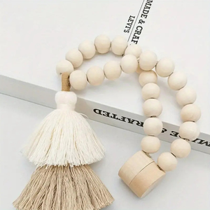 Nuevas <span class=keywords><strong>Lazos</strong></span> para Cortinas de Lujo, Hechos a Mano en Francia, <span class=keywords><strong>con</strong></span> Cinta de Dibujos Animados de Arcoíris y Cuentas de Madera, para Cortinas Translúcidas - Product Image 2