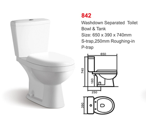 <span class=keywords><strong>Prix</strong></span> de Gros Fabricant <span class=keywords><strong>Toilette</strong></span> Céramique Deux Pièces pour Salle de Bain d'Hôtel et Résidentielle à Chasse Puissante - Product Image 6