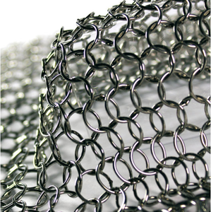 Tùy Chỉnh Chất Lượng Cao 316 Thép Không Gỉ Chainmail Vòng Lưới Rèm Dệt Màu Sắc Tùy Chỉnh Cho Kiến Trúc Trang Trí Cắt - Product Image 6