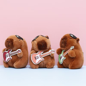 Doktor Şapkalı Kapibara Bebek Yeni Sevimli Kapibara Kolye Yumuşak Peluş Oyuncak Çanta Kolye Mezuniyet Sezonu Hediyeleri Toptan Hediyeler - Product Image 4