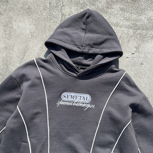 เสื้อฮู้ดดี้ทรงหลวมแบบครอป ผ้าเฟรนช์เทอร์รี่พรีเมียม ปักลายตามสั่ง ไซส์ใหญ่ น้ำหนักมาก สำหรับผู้ชายและผู้หญิง - Product Image 4