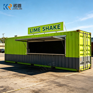 Modern restaurant met modulaire voedselbereidingsruimte, op maat gemaakte indeling, containercafé - Product Image 1
