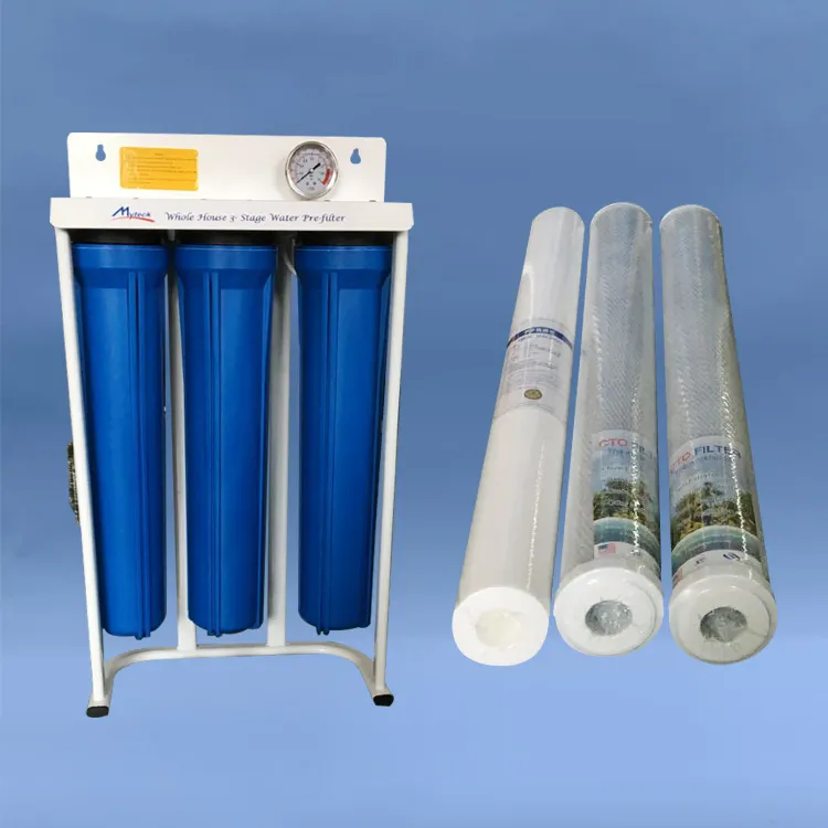 Pre-filtration Vor Wasser Tank Jumbo Ganze Haus 3 Bühne Wasser Filter