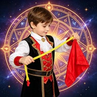 Truco de Magia: Cuerda a Pañuelo de Seda, Accesorio de Calentamiento para Escenario, Juguete Profesional de Alta Calidad, Fácil de Aprender, Magia de Cerca para Niños