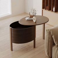 Porte-revues en bois moderne de style scandinave Porte-bûches en bois Design Table d'appoint Canapé Petite table basse d'appoint