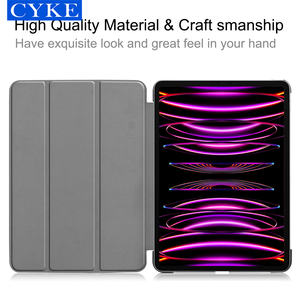 CYKE เคสแท็บเล็ตหนัง Pu สำหรับ Apple Ipad Pro 2022,เคสหลัง Pc แบบแข็งเปิด/ปิดหน้าจออัตโนมัติ12.9ใหม่ปี2022 - Product Image 6