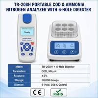 Analyseur portable TR-208H pour la DCO et l'azote ammoniacal, testeur multiparamètres de la qualité de l'eau pour la surveillance d'urgence des eaux usées