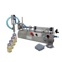 Machine de remplissage de liquide avec 1 tête, pour remplir des bouteilles d'huile d'olive, huile de tournesol