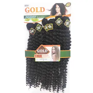 GOLD original brand SUPER JORIA 6PCS 24"24"26"26"28"28" 200gram(7.14oz) hair wholesale synthetic weave