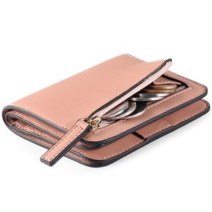 Cartera corta ultrafina de estilo coreano para <span class=keywords><strong>mujer</strong></span>, multifuncional, nuevo Stock, Comercio Exterior, moneda de PU Simple y Material de poliéster - Product Image 6