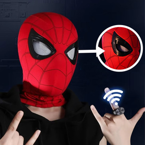 Máscara Electrónica de PVC para Cosplay, con Control Remoto por Anillo, Ojos Móviles, Decoración para la Cabeza, Regalo Coleccionable, Máscara con Parpadeo Increíble - Product Image 6