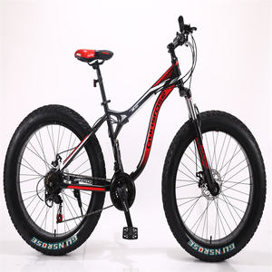 Offre Spéciale 26 pouces 21 vitesses pleine Suspension VTT descente plage neige plage vélo gros pneu en alliage de carbone Durable pliant - Product Image 3