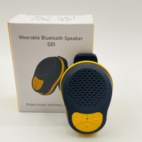 Nouveau mini haut-parleur Bluetooth portable pour appels téléphoniques, lecteur de musique, haut-parleurs sans fil étanches à clipser pour l'extérieur