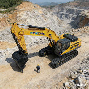 Excavatrice sur chenilles hydraulique CNCMC TE350 de 35 tonnes, moteur de 241 kW, profondeur de creusement de 6536 mm, moteur robuste, puissance fiable - Product Image 3