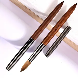 1 pinceau acrylique pour ongles en poils de Kolinsky, pinceau stylo pour gel UV, pinceau pour poudre liquide, dessin d'ongles DIY - Product Image 4