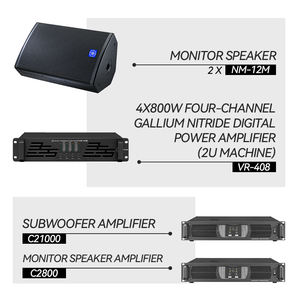 Système de sonorisation Line Array CHORDIO VN110 haute puissance, haut-parleur <span class=keywords><strong>10</strong></span> pouces (133 dB <span class=keywords><strong>SPL</strong></span>) + caisson de basses 18 pouces + processeur audio, garantie de 2 ans - Product Image 3