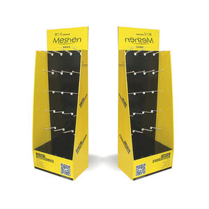 Support mignon de présentoir de plancher de crochet recto-verso pour la promotion de magasin - Product Image 3